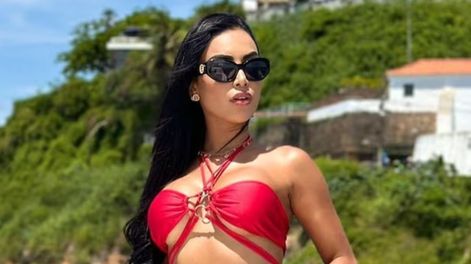 Los Andes | La modelo brasileña Emmily Rodrigues, quien cayó de un sexto piso el 30 de marzo de 2023 | Instagram