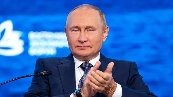 Vladimir Putin, presidente de Rusia en el VII Foro Económico Oriental en Vladivostok.