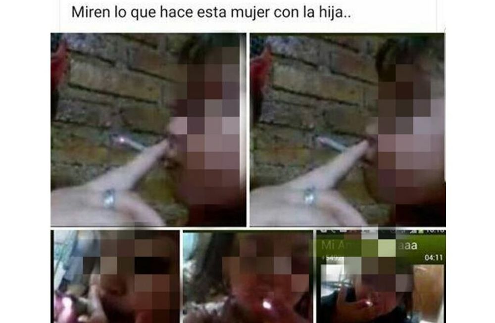 Detenida en Guaymallén por hacer fumar marihuana a su hija de 2 años y subirlo a Facebook
