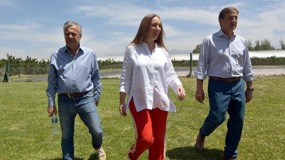 La diputada María Eugenia Vidal visitó junto al gobernador Rodolfo Suárez y al ex gobernador Alfredo Cornejo, en la visita anterior.Foto: Orlando Pelichotti