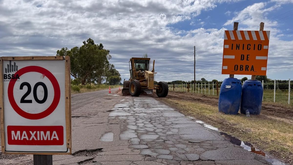 Comenzaron los trabajos de repavimentación en la ruta 160 en San Rafael