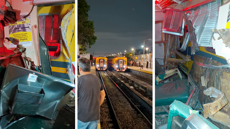 Chocaron dos trenes de la Línea Urquiza en el partido de San Miguel, Buenos Aires.