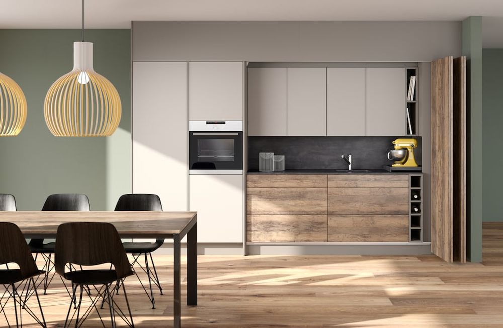 Cómo ahorrar espacio en cocinas: muebles eficientes y transformables