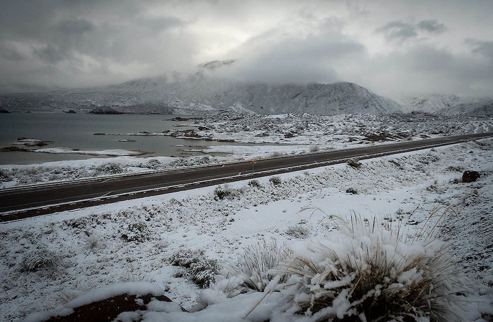 Paisajes como este invadieron las redes sociales. Potrerillos, Cacheuta y Blanco Encalada fueron los más elegidos por quienes se hicieron una “escapada” a la nieve. / Foto: Ignacio Blanco