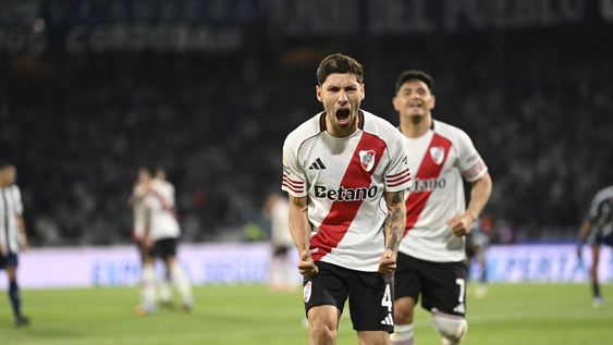 Gonzalo Montiel marcó el gol de River en Córdoba.&nbsp;