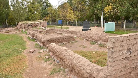 Las ruinas del Fuerte San Rafael del Diamante.
