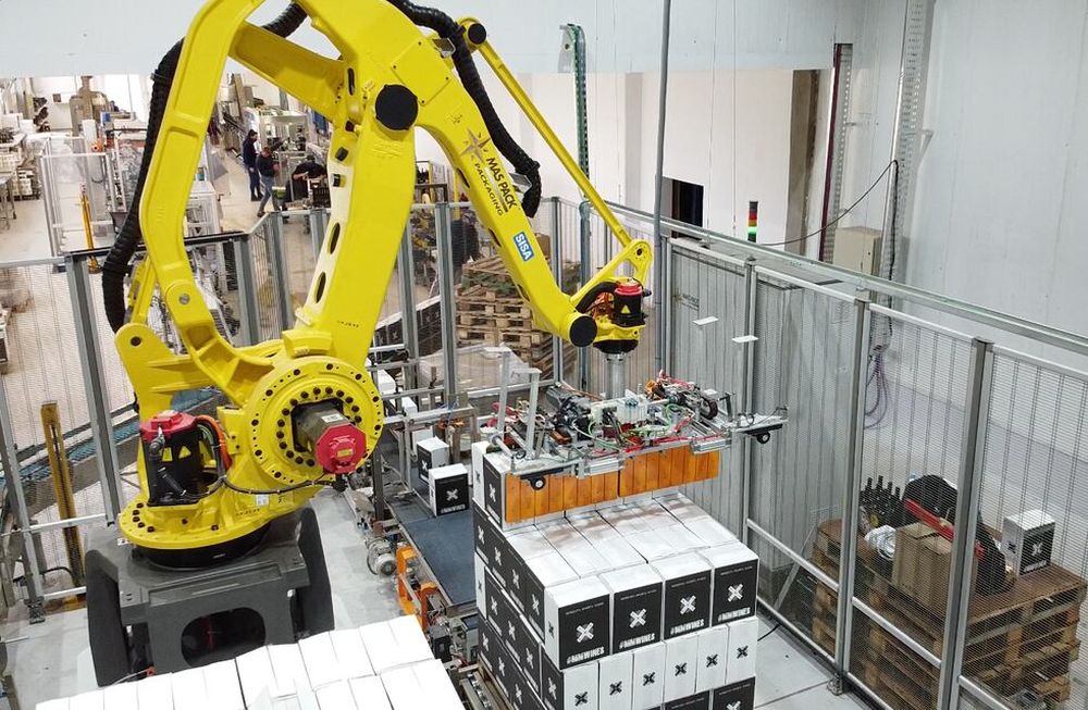 El Brazo Robot Paletizador MasPack.