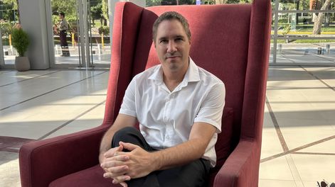 Damián Di Pace, director de Focus Market, durante su paso por Mendoza para la presentación de su libro El futuro de las Pymes.