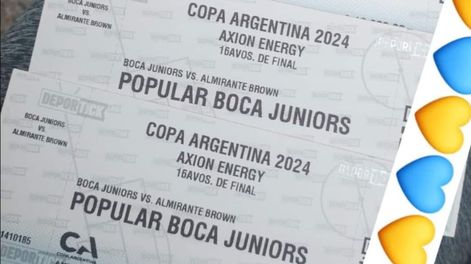 Los Andes | En las redes sociales revenden entradas para el partido de Boca por Copa Argentina.