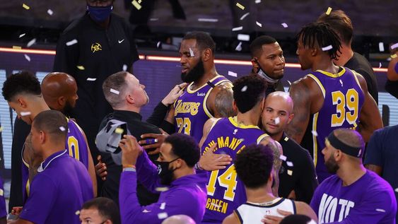 Los Ángeles Lakers se consagraron en la Conferencia Oeste al vencer a los Nuggets. Ahora van a la final de la NBA tras 10 años, desde Kobe Bryant./Gentileza