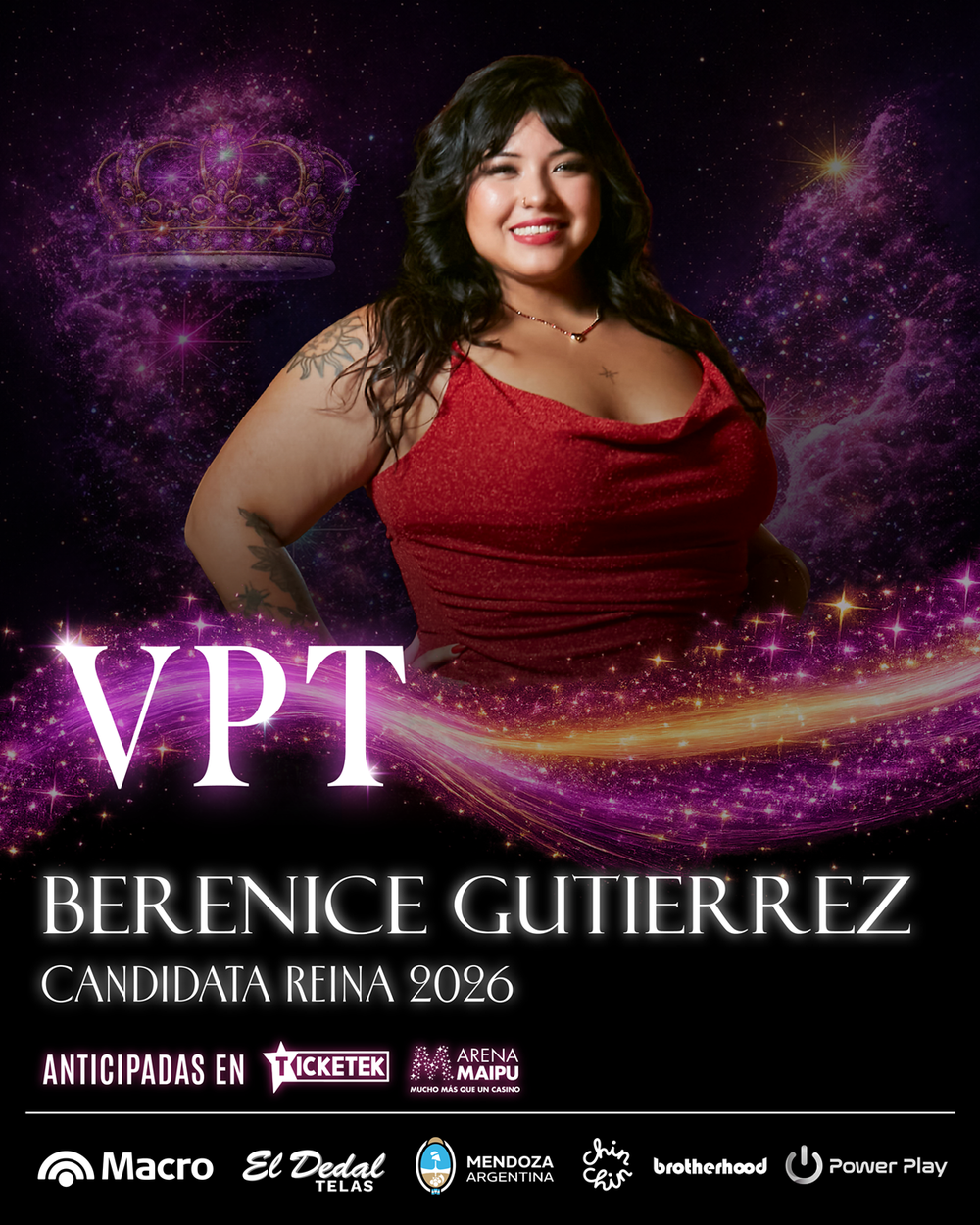Las candidatas para categoría Reina. 