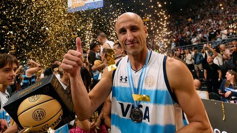 Los Andes | Manu Ginobilli en el marco del homenaje a la Generación Dorada