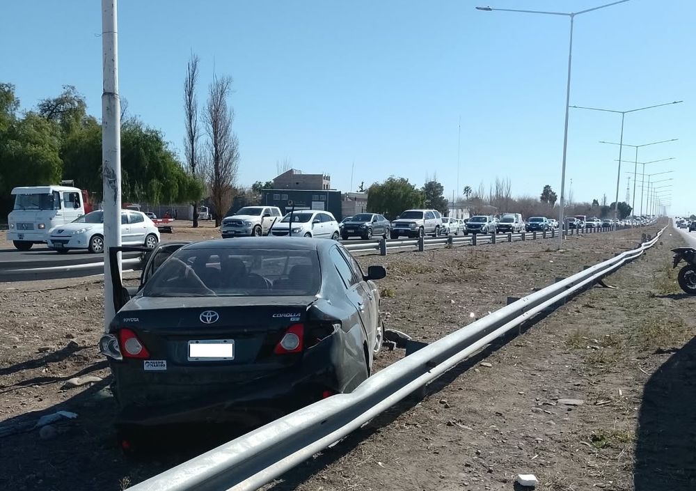 Choque en el Acceso Sur