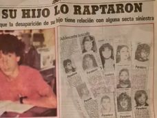 Nota en la revista&nbsp; en 1986 sobre la desaparición de Diego.&nbsp;