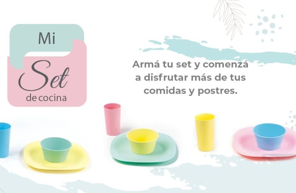 ¿Querés armar un set de cocina ideal para tu mesa de cada día?