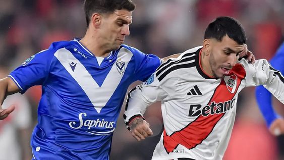 River y Vélez no se sacaron ventaja y empataron 2 a 2.