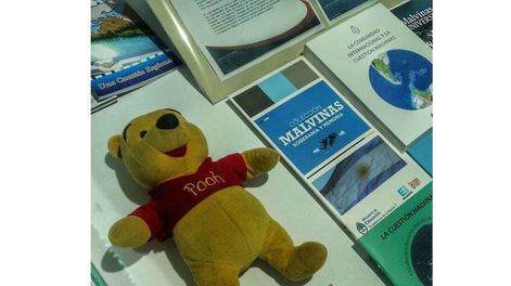 Los Andes | Winnie de Pooh enviado a los kelpers para navidad por el canciller Guido Di Tella (Museo de Malvinas)