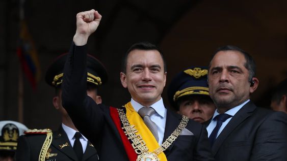 Ecuador en alerta máxima ante las amenazas de atentados terroristas contra el presidente Noboa. 