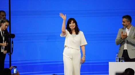 Los Andes | Cristina Kirchner en La Plata ( Foto Clarín )