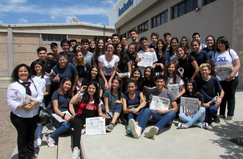 Vuelven las visitas de escuelas a la Planta Impresora de Los Andes