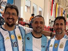 Hockey patín. Flavio Pascual, Sergio Sottano y Gastón Funes son los padres de los tres mendocinos que representan a Argentina en el Mundial.