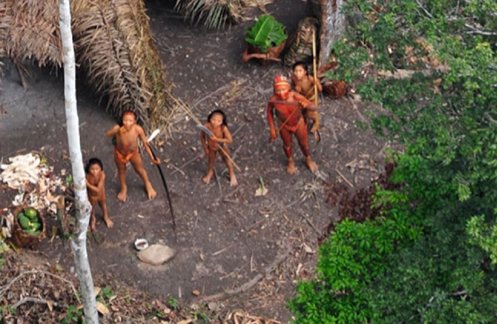 Video: drones captaron a una tribu aislada en la Amazonia brasileña