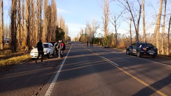 Accidente vial con lesionado en San Carlos