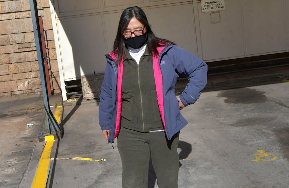 Luego de estar presencialmente en Tribunales el martes pasado, este jueves la monja Kumiko Kosaka declaró virtualmente. Insistió en su inocencia y dijo que sus años en el Próvolo están entre los mejores de su vida. Foto : Orlando Pelichotti  / Los Andes.