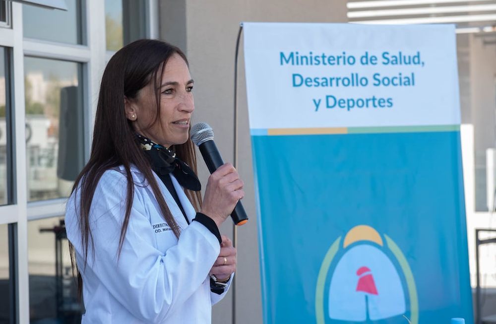 La flamante Directora del Hospital Central, la odontóloga Mariana Pezzutti.