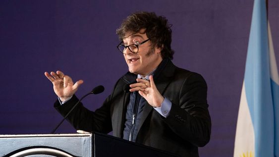 El presidente Javier Milei acusó sin nombrarlo al ex mandatario Alberto Fernández de cometer delitos aberrantes, a la vez que se mostró orgulloso de haber eliminado el Ministerio de la Mujer. Al brindar un discurso en el Congreso de Inversiones Inmobiliarias, Milei expresó: Estoy orgulloso de eliminar el Ministerio de la Mujer y el siniestro Inadi, que se dedicaban a perseguir ideológicamente. FOTO NA: DAMIAN DOPACIO.