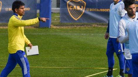 Hugo Ibarra ultima detalles de cara al choque con Gimnasia. / Gentileza.
