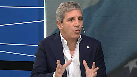 El ministro de Economía, Luis Caputo.&nbsp;