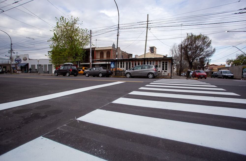 En Ciudad, quedaron habilitadas importantes arterias tras el reacondicionamiento de su calzada