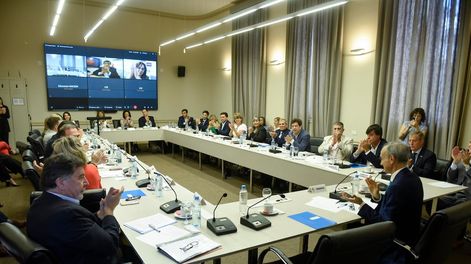 Los Andes | Tadeo García Zalazar participó de la reunión del Consejo Federal de Educación con funcionarios nacionales. Foto: Prensa Secretaría de Educación de la Nación.