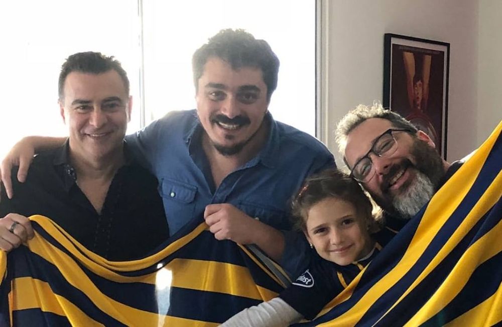 Gerardo Rozín y Reynaldo Sietecase, dos fanáticos de Rosario Central
