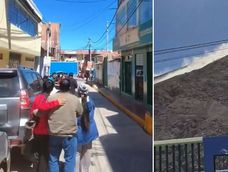Las imágenes durante el terremoto de magnitud 7.2 en Perú&nbsp;