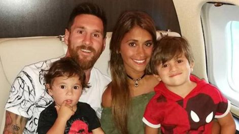 Messi y su familia