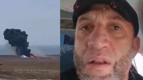 Los Andes | El impactante video durante el accidente aéreo en Kazajistán.