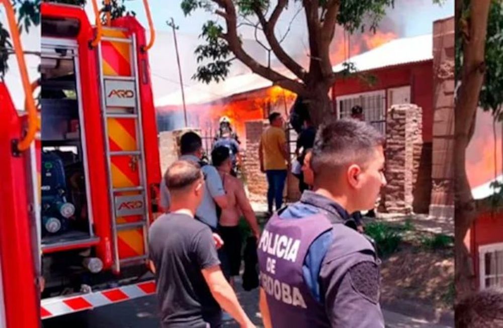Incendio en Villa María provocó la muerte de una niña de 4 años / Gentileza