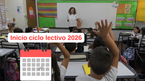 Calendario oficial del ciclo lectivo 2026