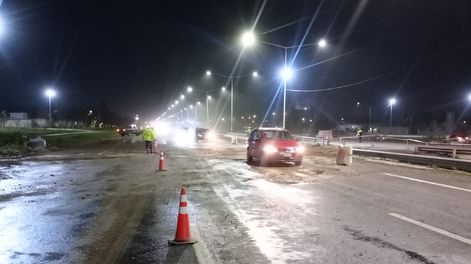 Habilitado de manera provisoria el Acceso Sur tras los trabajos por el socavón