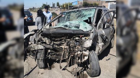Grave accidente en Guaymallén.