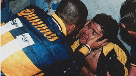 Juan Sebastián Verón, hoy presidente de Estudiantes, jugó en Boca en el año 1996 y luego pasó a la Sampdoria.&nbsp;