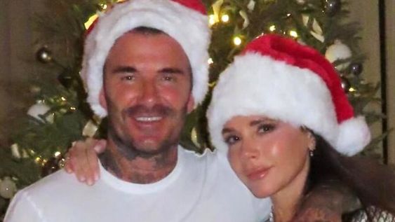 Las fotos de la intimidad de la Navidad de David y Victoria Beckham