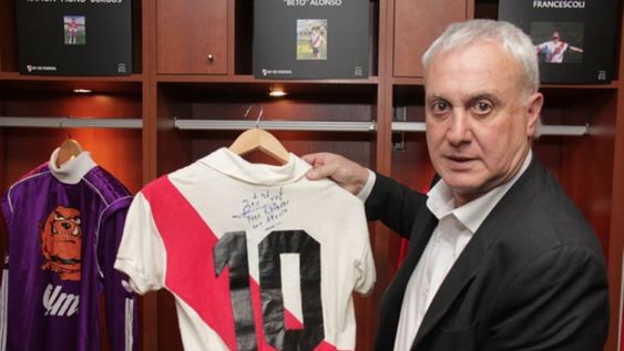 Norberto Beto Alonso, uno de los máximos ídolos de la rica historia de River Plate. / GENTILEZA