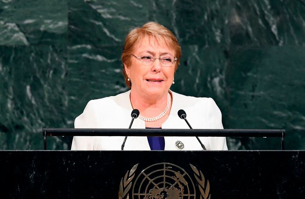 La Asamblea ratificó a Bachelet al frente de los DDHH de la ONU