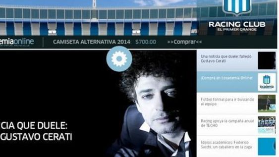 El mundo del deporte despidió a Gustavo Cerati