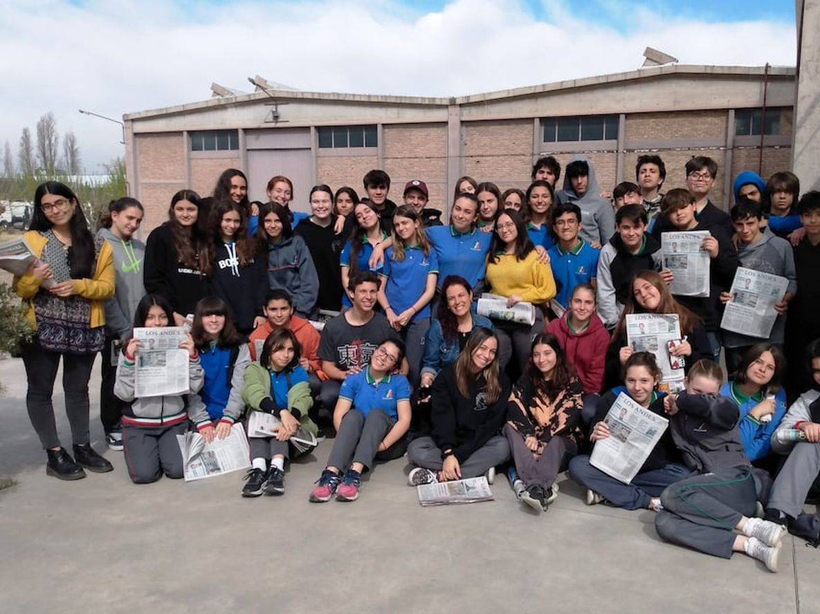 Esta vez fue el turno de la Escuela Italiana para visitar la Planta Impresora de Los Andes