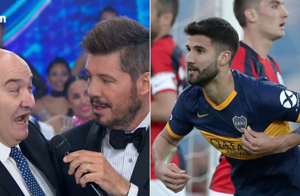Larry de Clay gastó a Tinelli por el triunfo de Boca ante San Lorenzo y el gol de su yerno