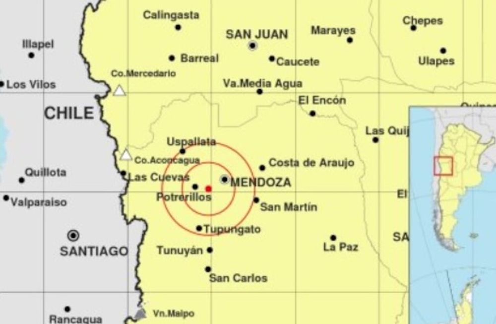 Leve sismo con epicentro en la provincia se sintió en el Gran Mendoza